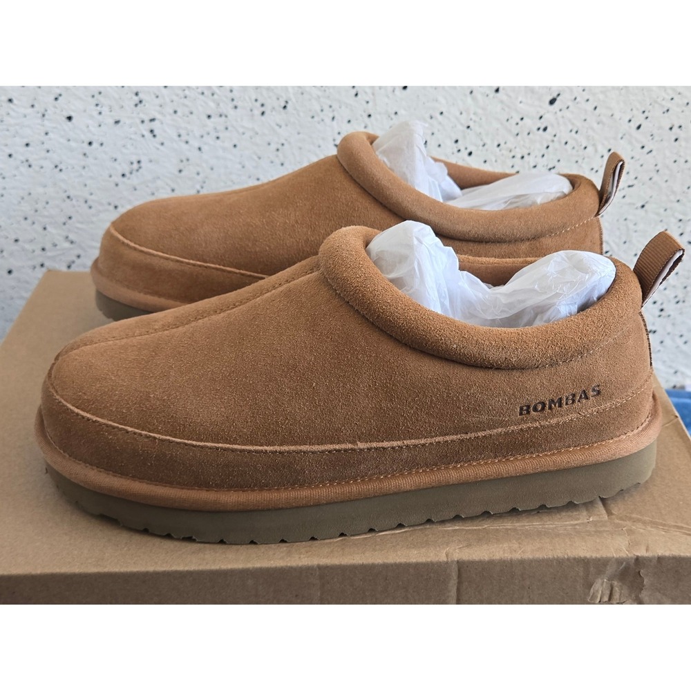 Bombas Saturday Suede Slip On Shoes Camel Brown Womens Size 6 NEW - Picture 3 of 9